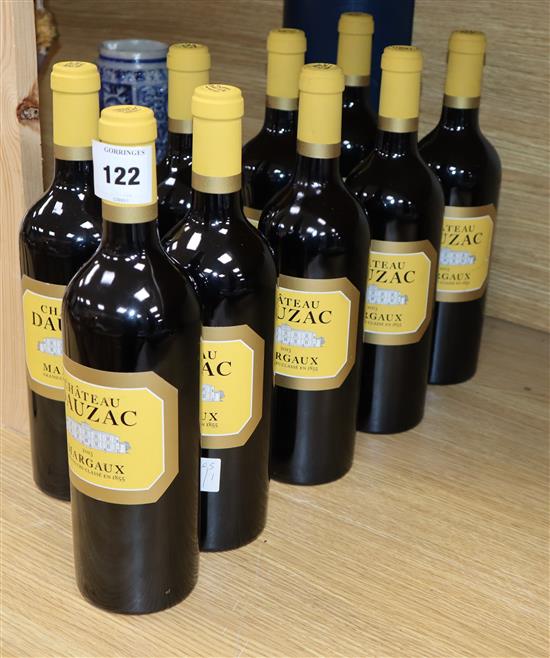 Nine bottles of Chateau Dauzac Margeaux 2013